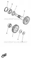 TRANSMISSION pour Yamaha YQ50 de 1998