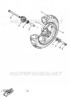 ROUE AVANT pour Yamaha YQ50 de 1998