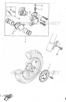 ETRIER DE FREIN AVANT pour Yamaha YQ50 de 1998