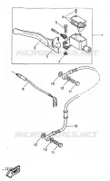 MAITRE CYLINDRE AVANT pour Yamaha YQ50 de 1998