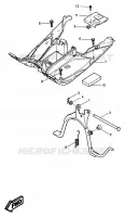 SUPPORT / REPOSE PIEDS pour Yamaha YQ50 de 1998