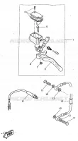 MAITRE CYLINDRE DE FREIN ARRIERE pour Yamaha YQ50 de 1998