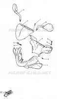 CARENAGES 1  pour Yamaha YQ50 de 1998