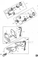 CLIGNOTANT pour Yamaha YQ50 de 1998