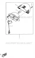 FEU ARRIERE pour Yamaha YQ50 de 1998