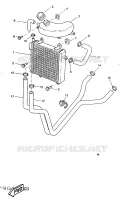 RADIATEUR / DURITES pour Yamaha YQ50 de 1998