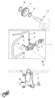 POMPE A HUILE pour Yamaha YQ50 de 1998