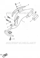 ECHAPPEMENT pour Yamaha YQ50 de 1998