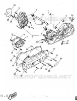 CARTER MOTEUR pour Yamaha YQ50 de 1998