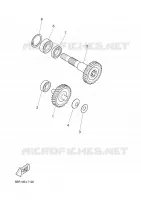 TRANSMISSION pour Yamaha YQ50 de 2002
