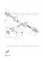 VILEBREQUIN / PISTON pour Yamaha YQ50 de 2002