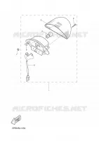 FEU ARRIERE pour Yamaha YQ50 de 2002