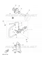 POMPE A HUILE pour Yamaha YQ50 de 2002