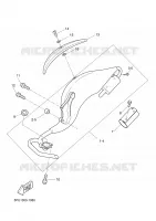 ECHAPPEMENT pour Yamaha YQ50 de 2002