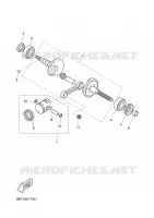 VILEBREQUIN / PISTON pour Yamaha YQ50 de 2002