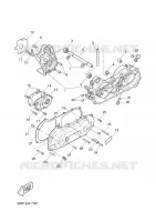 CARTER MOTEUR pour Yamaha YQ50 de 2002