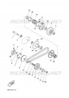 EMBRAYAGE DE DEMARREUR pour Yamaha YQ50 de 2002