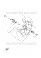 ROUE AVANT pour Yamaha YQ50 de 2002