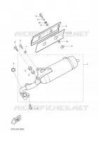 ECHAPPEMENT pour Yamaha YQ50 de 2002