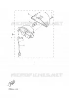FEU ARRIERE pour Yamaha YQ50 de 2002