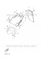 GARDE BOUE AVANT pour Yamaha YQ50 de 2002