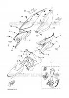 COUVERCLE LATERAL pour Yamaha YQ50 de 2002