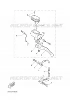 MAITRE CYLINDRE DE FREIN ARRIERE pour Yamaha YQ50 de 2002