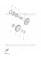 TRANSMISSION pour Yamaha YQ50L de 2001