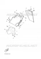 GARDE BOUE AVANT pour Yamaha YQ50L de 2001