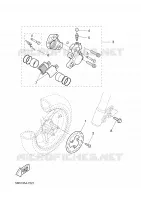 ETRIER DE FREIN AVANT pour Yamaha YQ50L de 2001