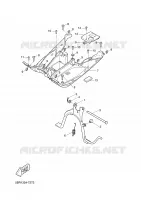 SUPPORT / REPOSE PIEDS pour Yamaha YQ50L de 2001
