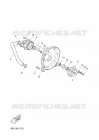 POMPE A EAU / DURITES pour Yamaha YQ50L de 2001