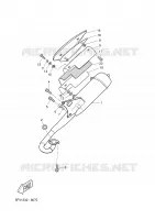 ECHAPPEMENT pour Yamaha YQ50L de 2001