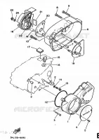 CARTER   MOTEUR 1 pour Yamaha DT50R de 1995