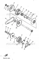 EMBRAYAGE DE DEMARREUR pour Yamaha DT50R de 1995