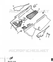 COUVERCLE LATERAL pour Yamaha DT50R de 1995