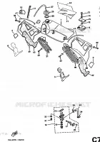 RESERVOIR A ESSENCE pour Yamaha DT50R de 1995