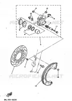 ROUE ARRIERE pour Yamaha DT50R de 1995