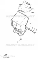 CARENAGES 1  pour Yamaha DT50R de 1995