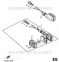CLIGNOTANT pour Yamaha DT50R de 1995