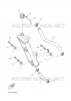 RADIATEUR / DURITES pour Yamaha X-LIMIT S.M - DT50RSM de 2003
