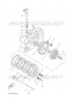 EMBRAYAGE DE DEMARREUR pour Yamaha X-LIMIT S.M - DT50RSM de 2003