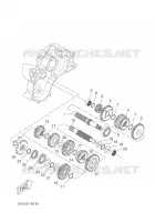 TRANSMISSION pour Yamaha X-LIMIT S.M - DT50RSM de 2003