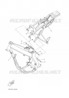 CADRE pour Yamaha X-LIMIT S.M - DT50RSM de 2003