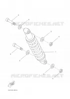 BRAS OSCILLANT / AMORTISSEUR pour Yamaha X-LIMIT S.M - DT50RSM de 2003
