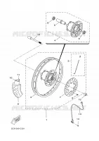 ROUE AVANT 2 pour Yamaha X-LIMIT S.M - DT50RSM de 2003