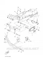 BRAS ARRIERE pour Yamaha DT50RSM de 2005