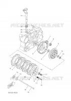 EMBRAYAGE DE DEMARREUR pour Yamaha DT50RSM de 2005