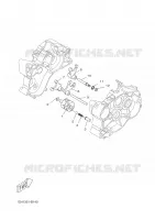 BARILLET DE SELECTION / FOURCHETTE pour Yamaha DT50RSM de 2005