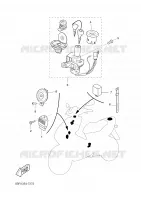 PARTIE ELECTRIQUE 1 pour Yamaha AEROX 50 ROSSI de 2006